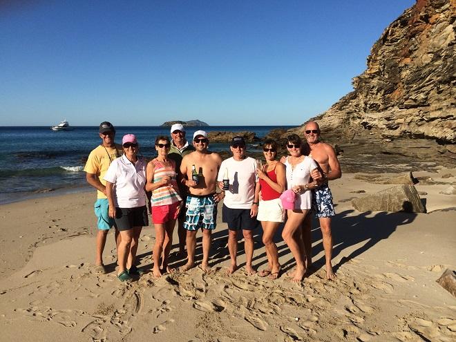 It doesn't get any better than this - members of the Riviera family take in the sights of Australia's Lady Musgrave Island © Riviera . http://www.riviera.com.au